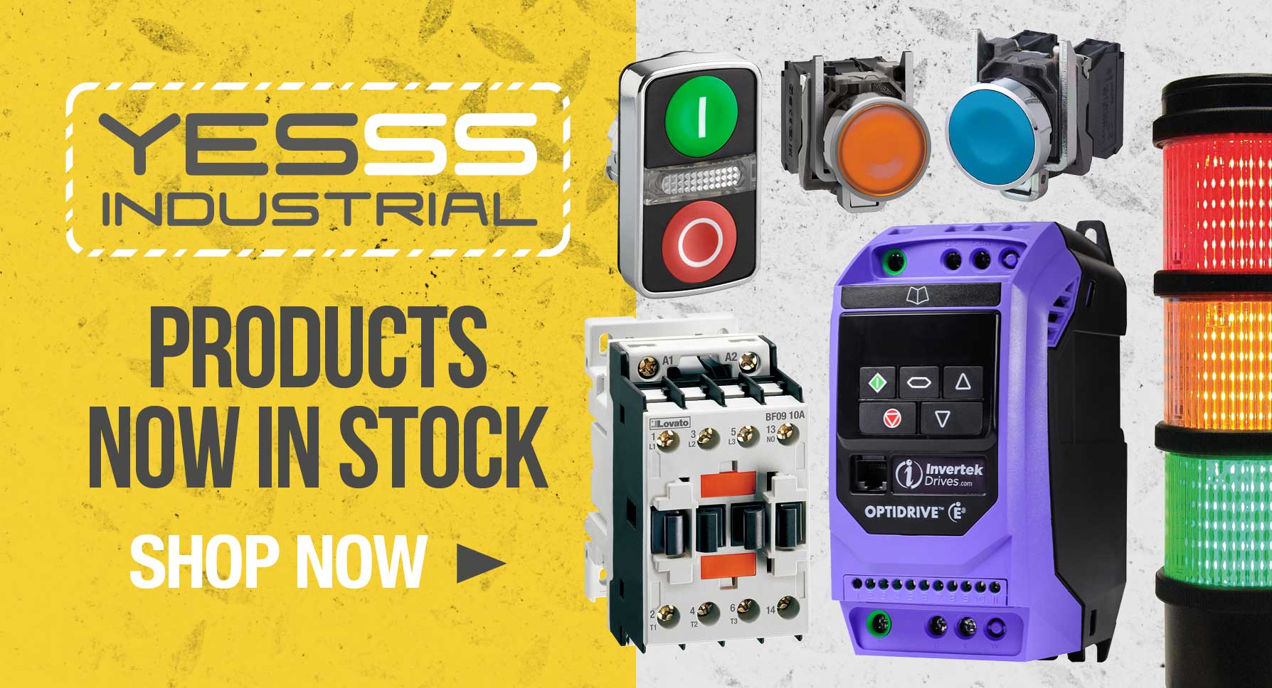 YESSS Industrial - Control and Switchgear Products Now In Stock